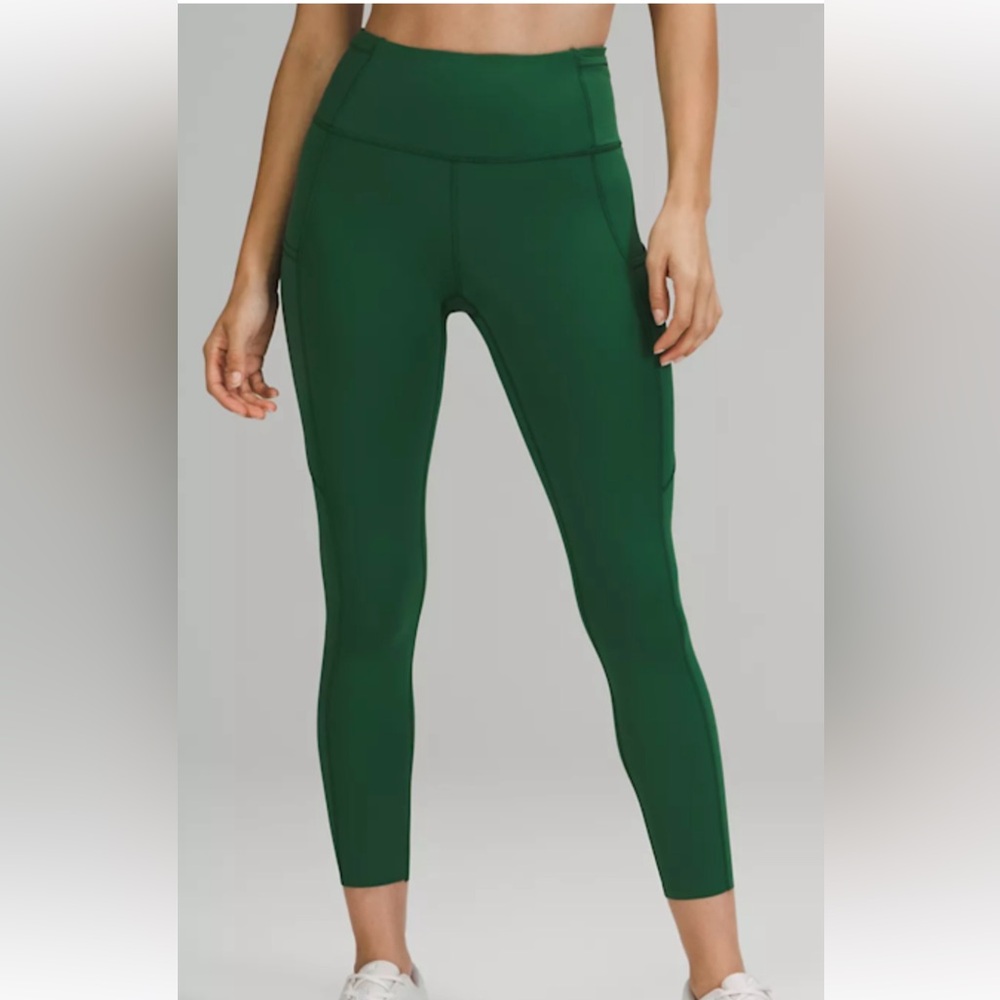 Lululemon Green High-Waisted Leggings size 2 new